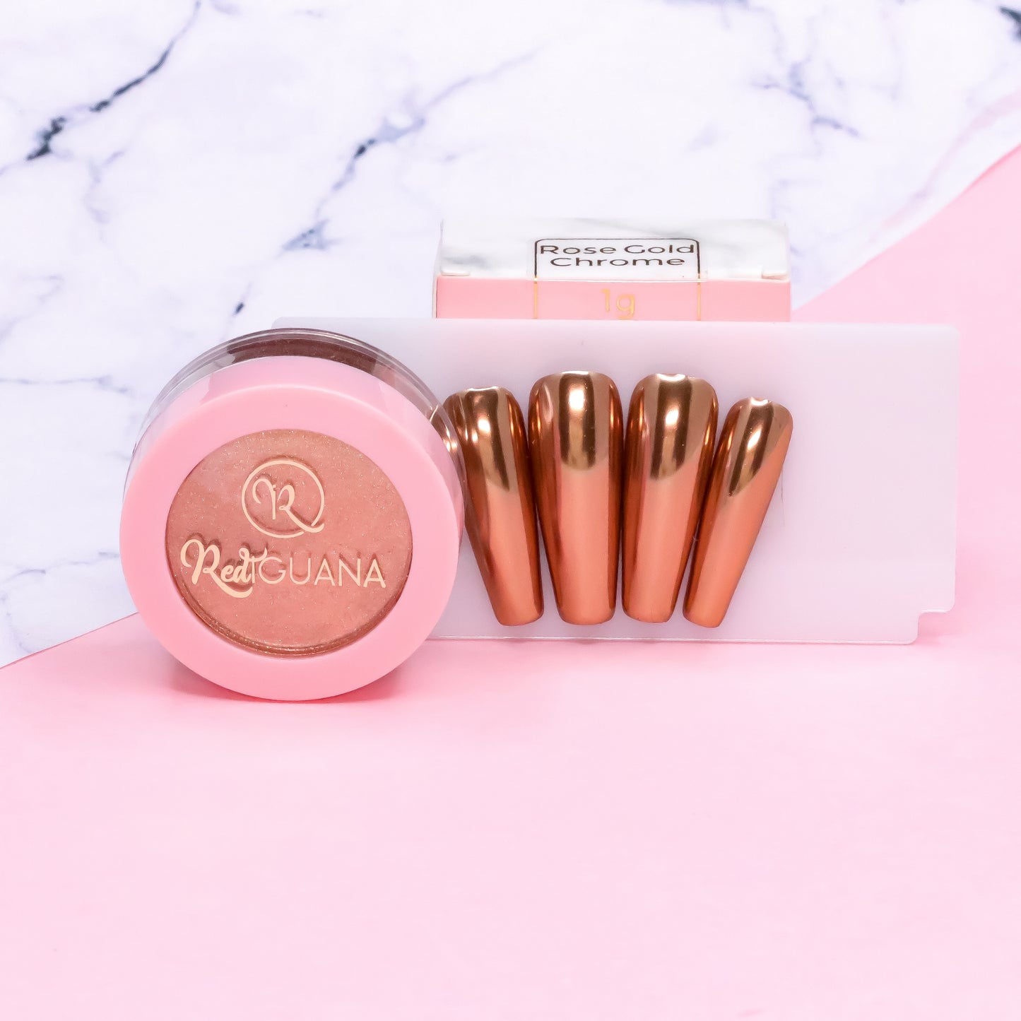 Metallic Chrome Pigment set of 6 colors