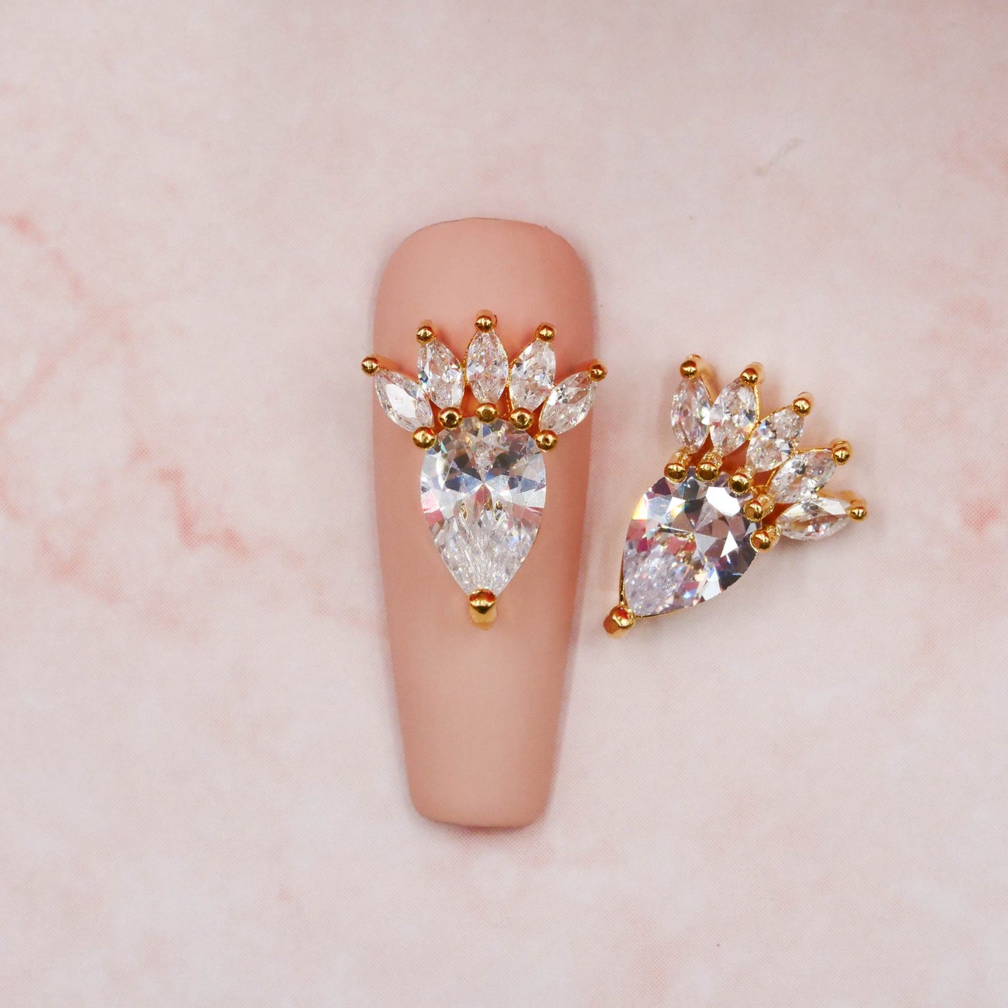 Birds of a Feather Gold Charm #211