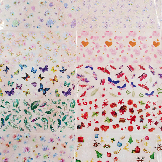 Floral Transfer Foil Collection (M134)