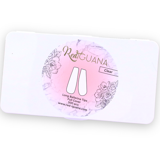 Soft Gel Long Ballerina Tips / Full Cover