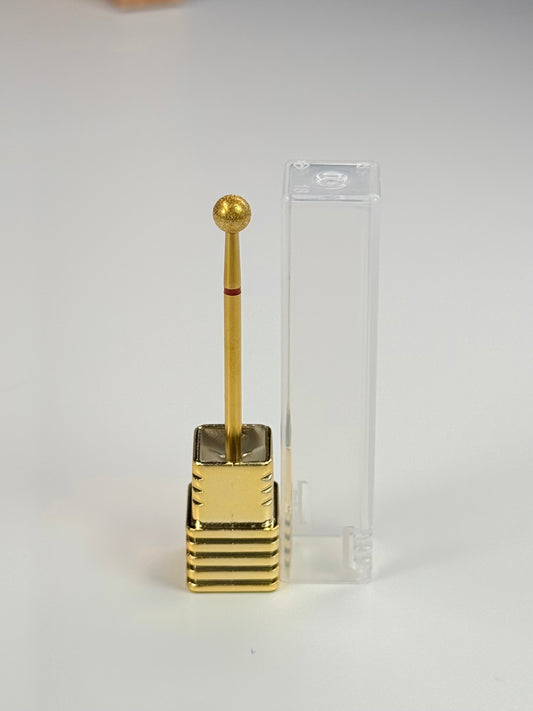 Gold Diamond Ball Nail Bit #10 - 5mm (Small Grain)