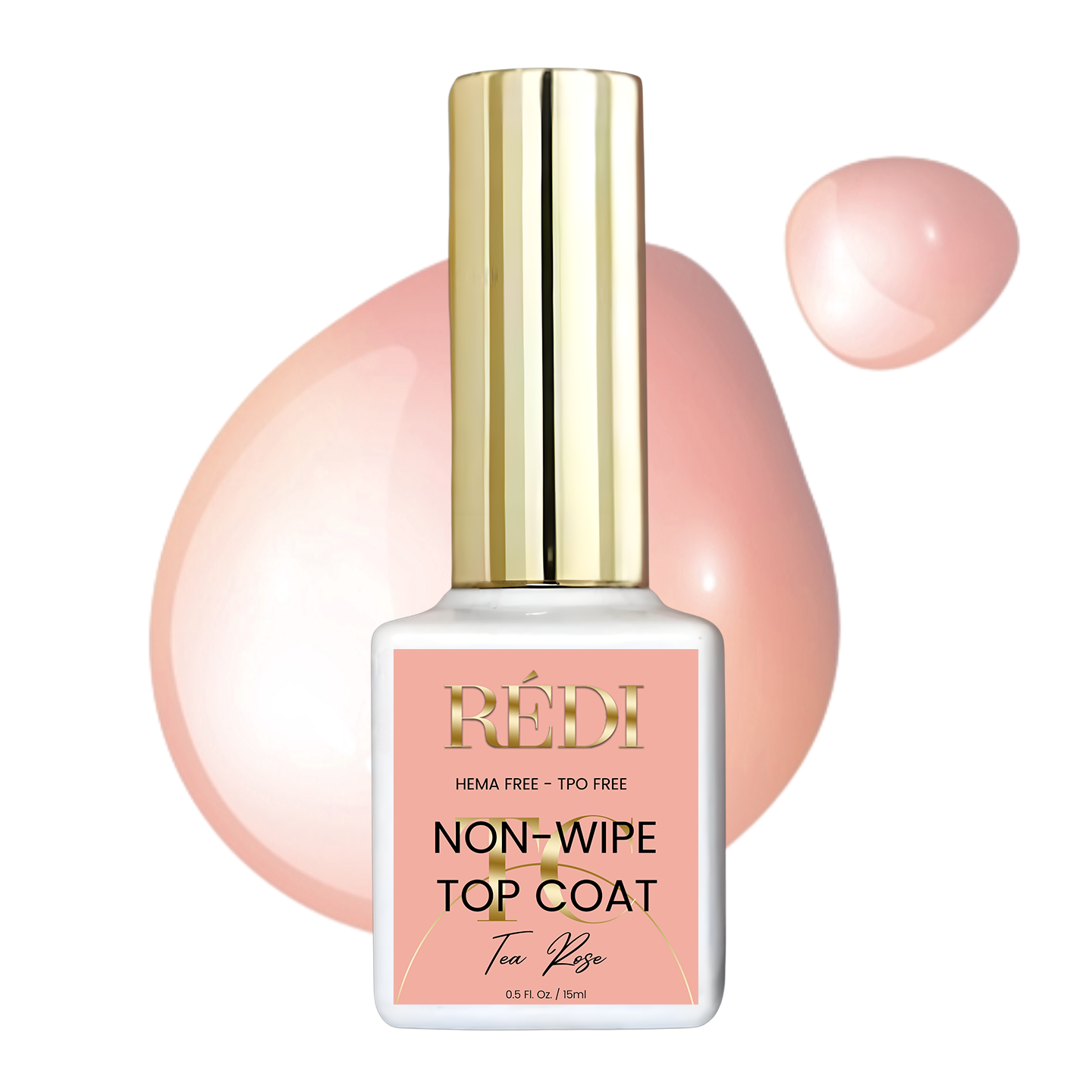 Top Coat Non-Wipe Tea Rose