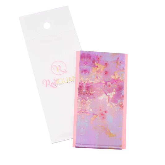 Magenta Marble Transfer Foil