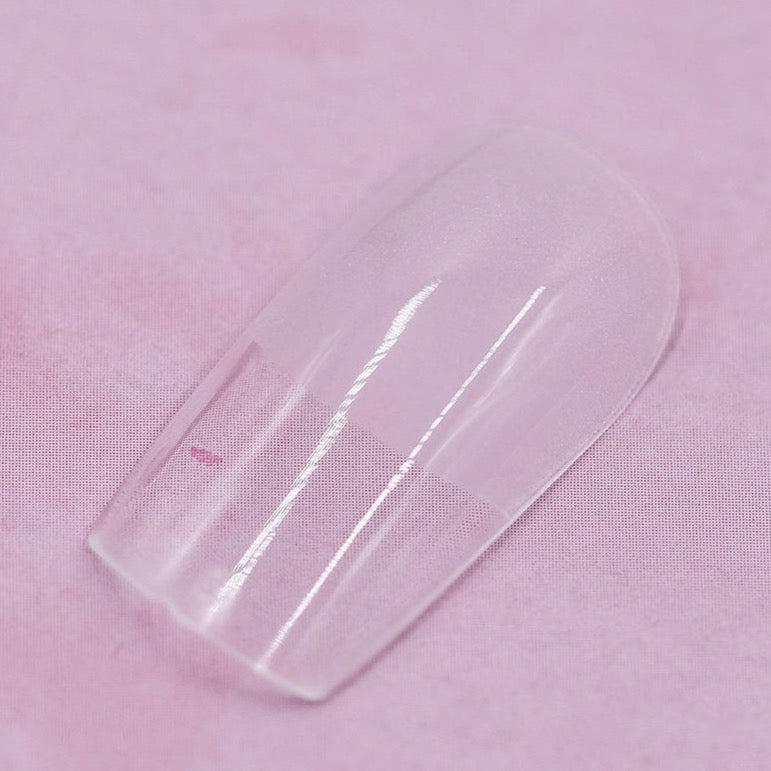 Soft Gel Square tips / Full Cover / Pre-Roughened