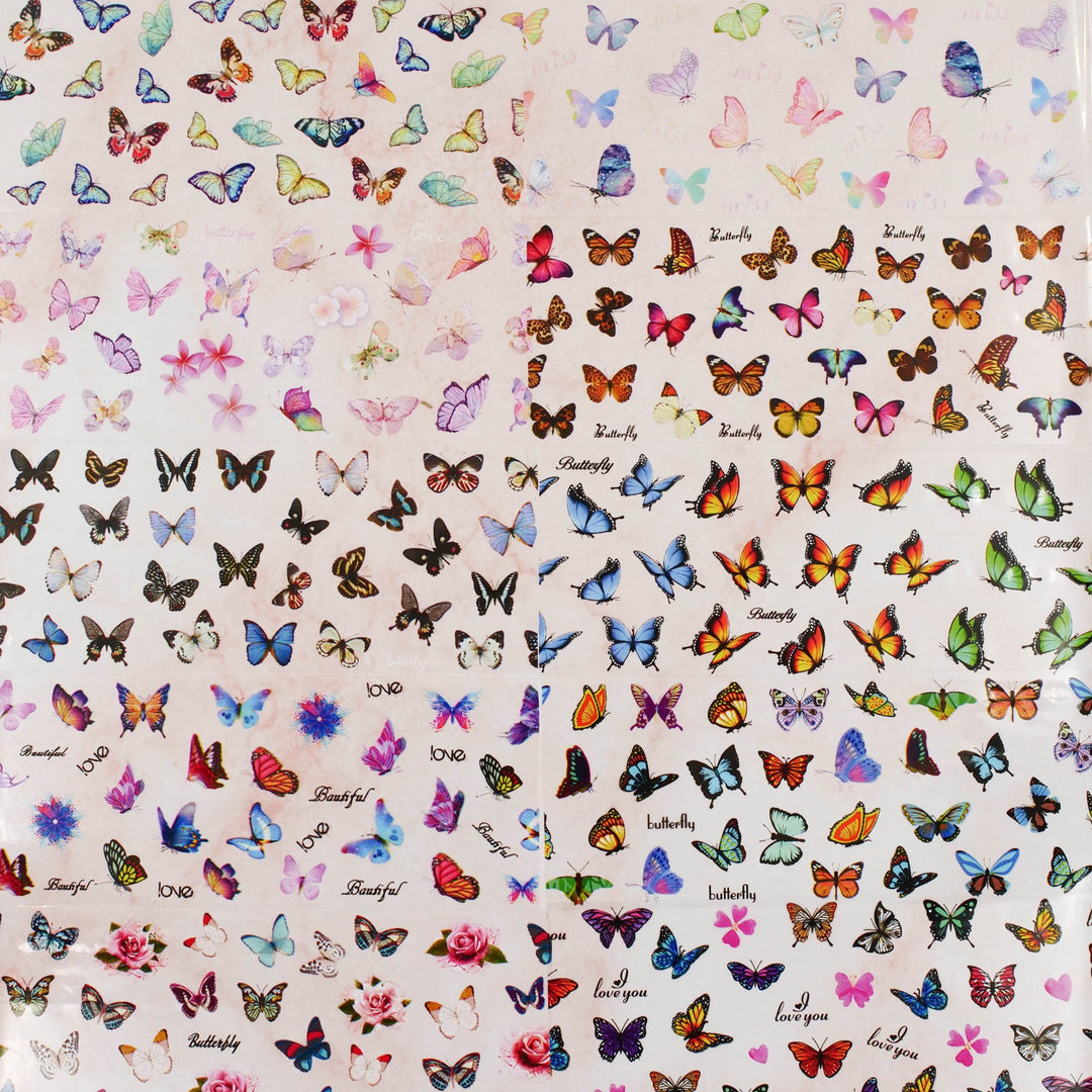 Butterfly Transfer Foil Collection (M132)