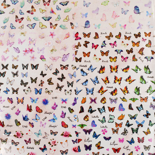 Butterfly Transfer Foil Collection (M132)