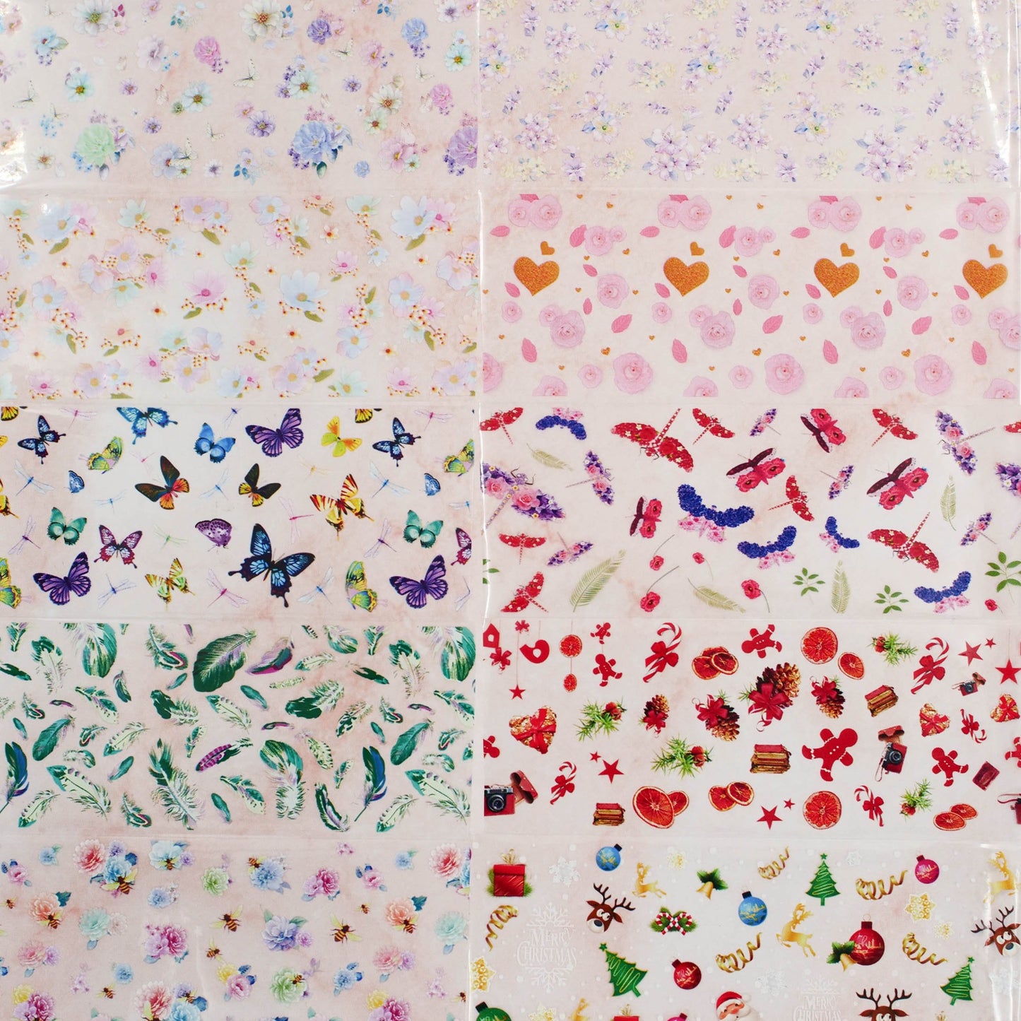 Floral Transfer Foil Collection (M134)